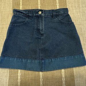 Benetton USA - Girls Size 8 - Blue Denim Jean Skirt Pre-Owned Great!